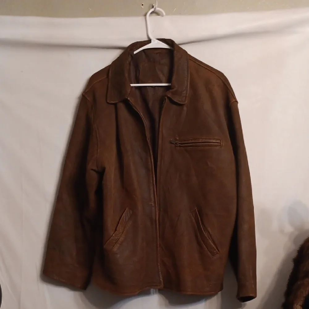 Leather Jacket Unbranded Size Xl